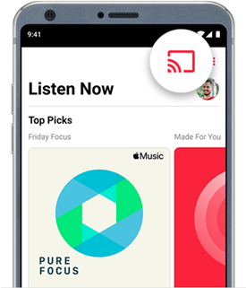 android apple music 立即收聽 chromecast
