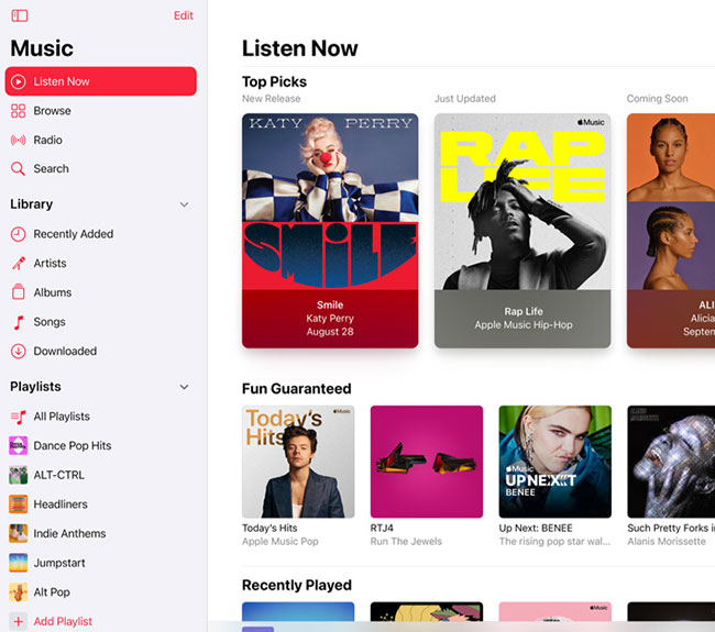 在 apple music 上選擇音樂