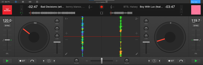 djay pro 甲板區