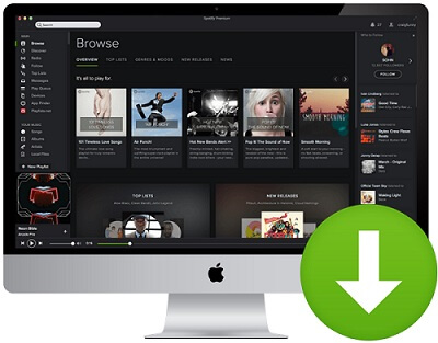 在 mac 上下載 spotify 音樂