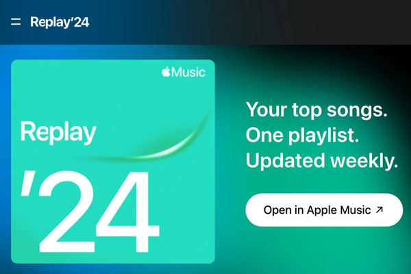 查看 apple music replay