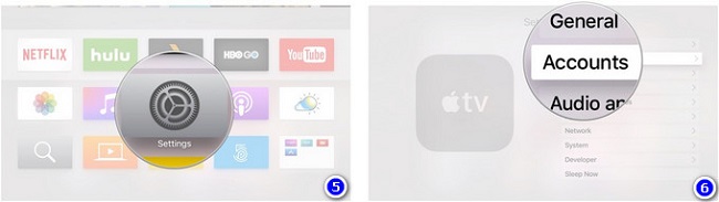 家庭分享 apple tv