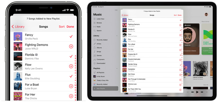 spotify apple music 播放清單支持