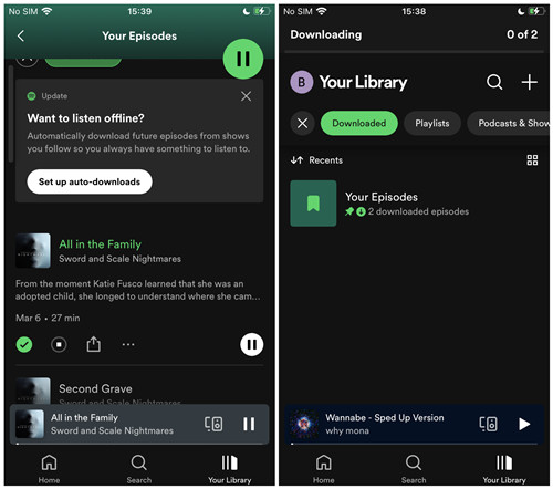 spotify 行動下載播客