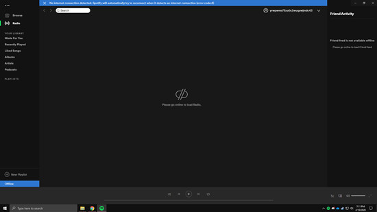 spotify 無線電錯誤代碼 4