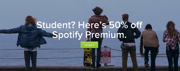 spotify 學生折扣