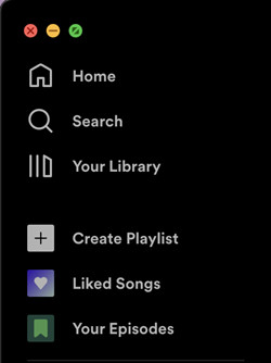 spotify 黃色最小化按鈕 mac