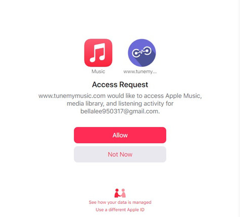 tunemymusic apple music 連接