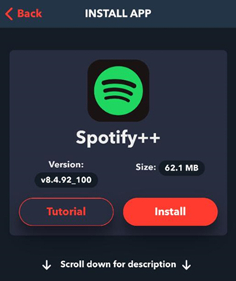 取得 spotify++
